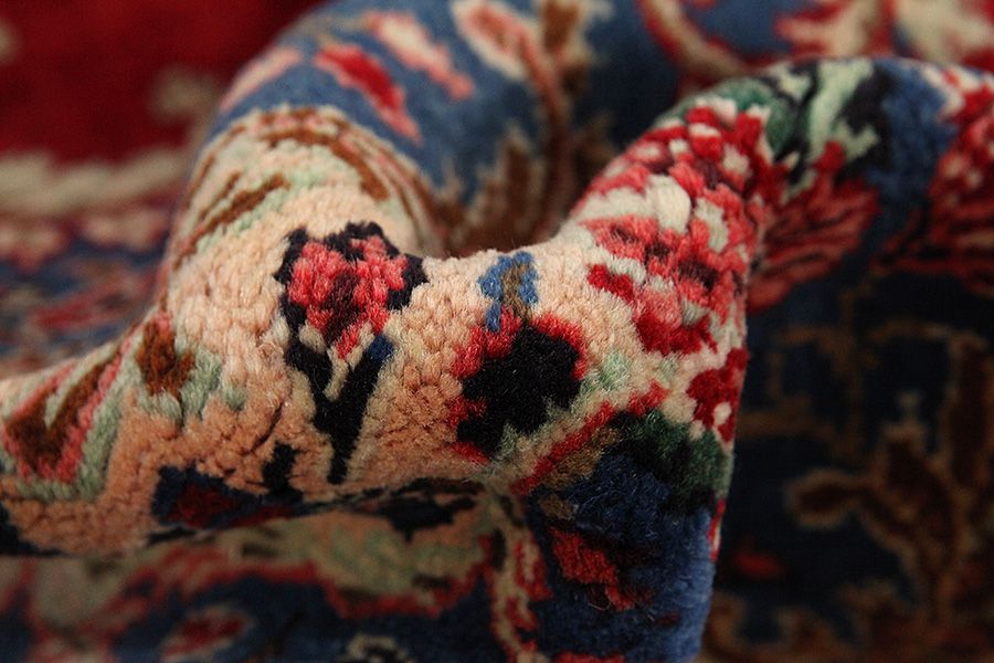 Kerman - Lavar Persian Carpet 416x324 - Picture 6