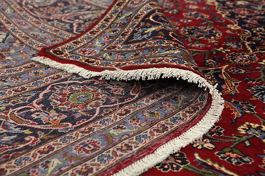 Kashan Persian Carpet 390x294 - Picture 4