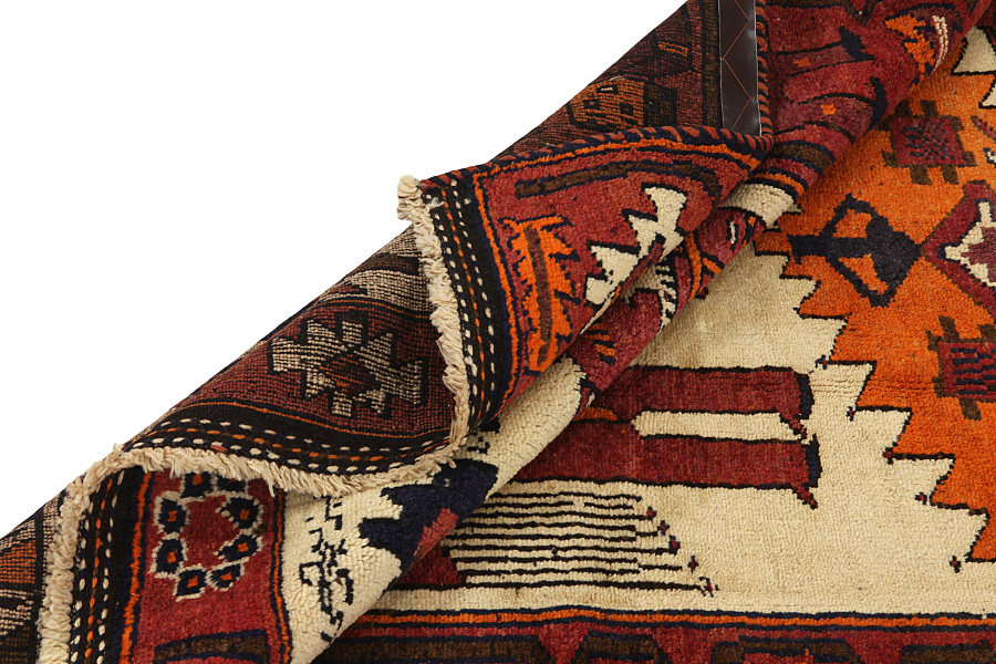 Bakhtiari - Qashqai Persian Carpet 399x147 - Picture 4